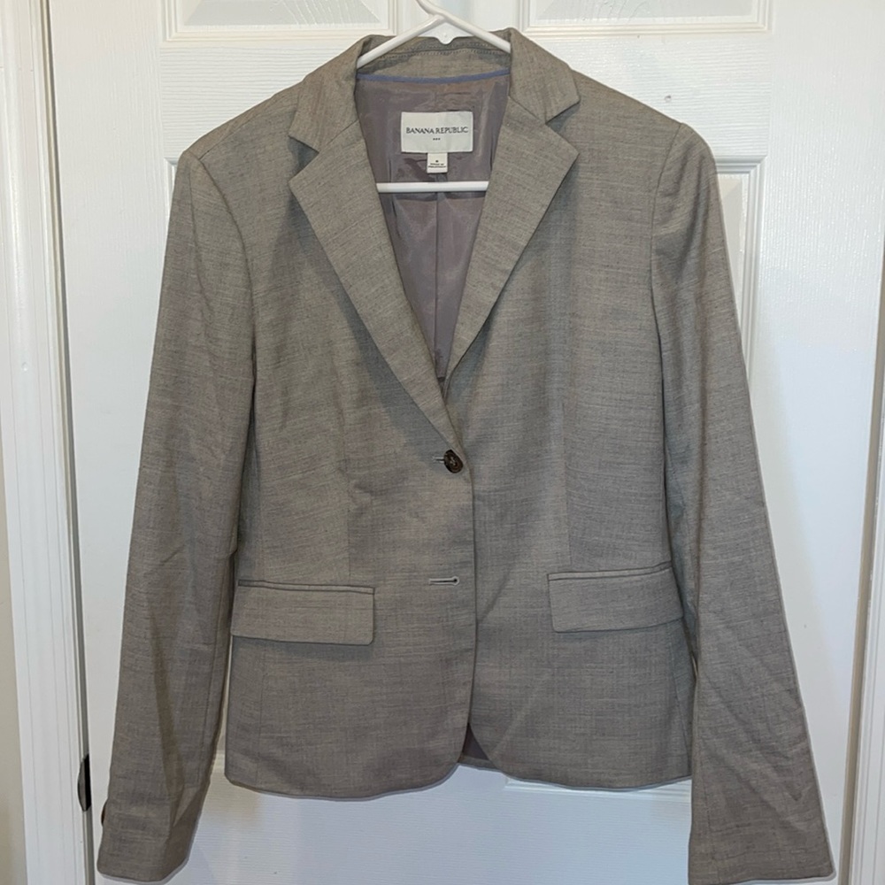 Light grey blazer Banana Republic